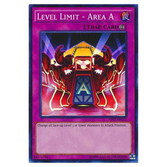 Yu-Gi-Oh! - Astral Pack Seven - Level Limit - Area A (Super Rare) AP07-EN013