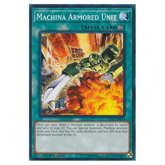 Yu-Gi-Oh! - Legendary Dragon Decks - Machina Armored Unit (Common) LEDD-ENB19