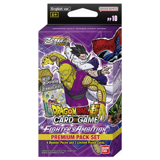 Dragon Ball Super Card Game - Zenkai Series - Fighter's Ambition - Premium Pack