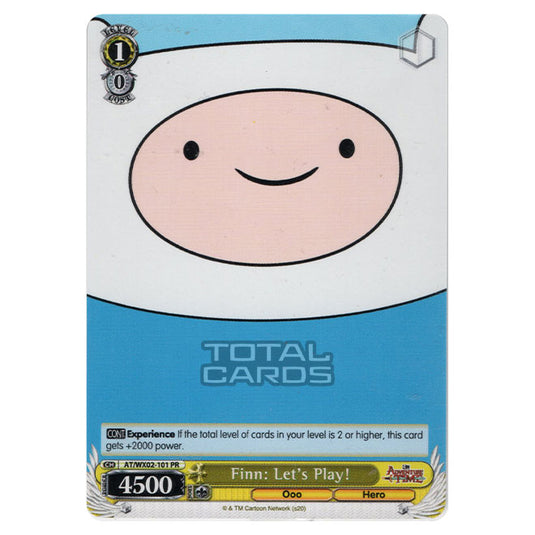 Weiss Schwarz - Adventure Time - Finn: Let's Play! - AT/WX02-101 - Promo