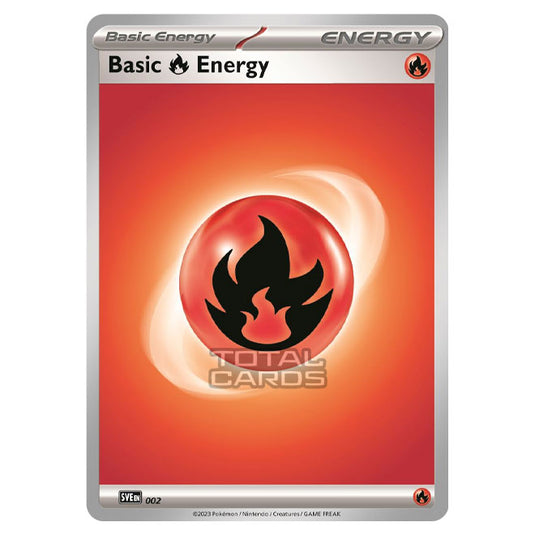 Pokemon - Scarlet & Violet - Fire Energy Card