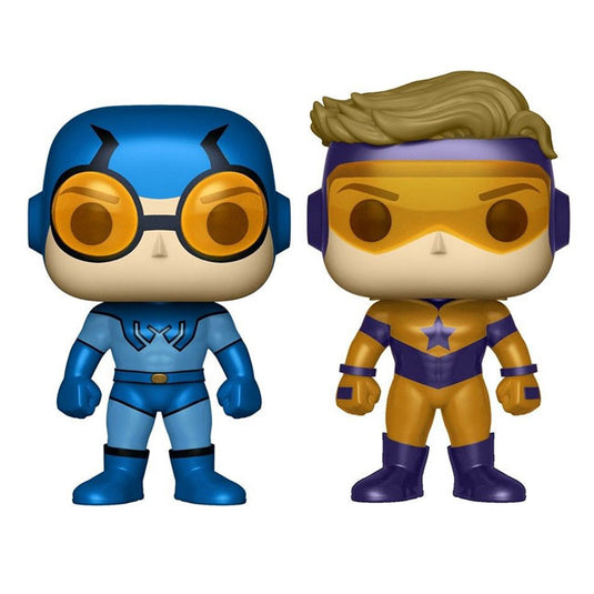 Funko POP! - DC - Blue Beetle & Booster Gold 2-Pack - Vinyl Figures