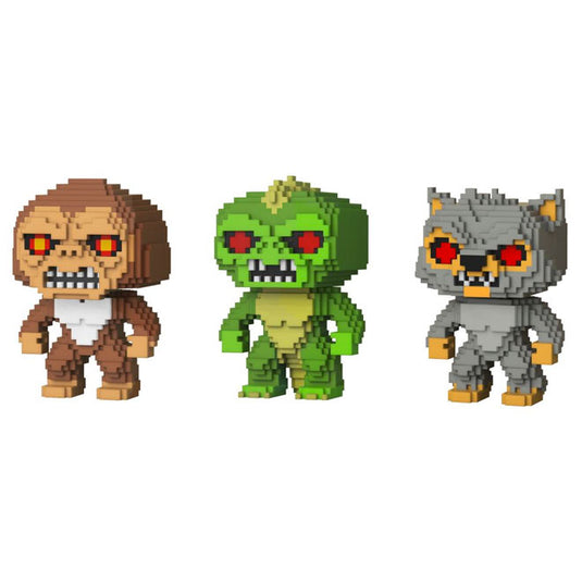 Funko 8-Bit POP! - Rampage - George, Lizzie, Ralph 3-Pack (Limited Edition)