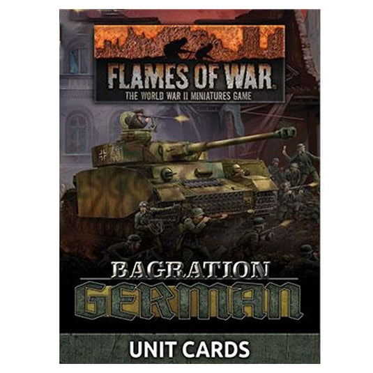 Flames Of War Bagration: German Unit Cards