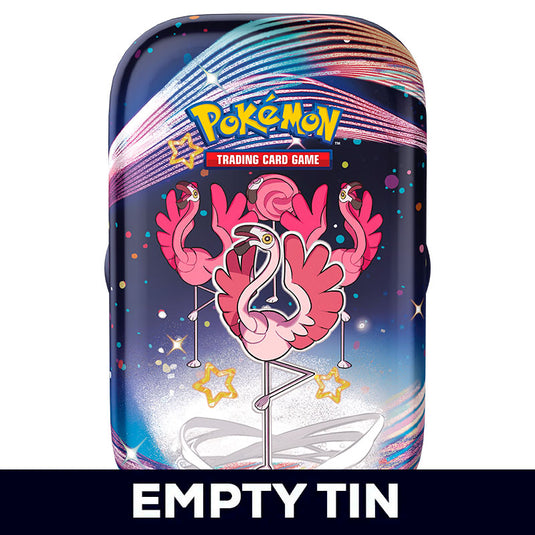 Pokemon - Scarlet & Violet - Paldean Fates - Mini Tin - Flamigo - Empty Tin