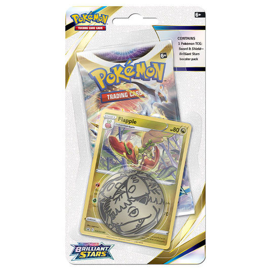 Pokemon - Sword & Shield - Brilliant Stars - Checklane Blister - Flapple