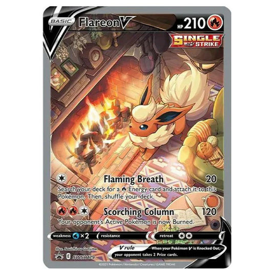 Pokemon - Sword & Shield - SWSH Black Star Promos - Flareon V - SWSH179