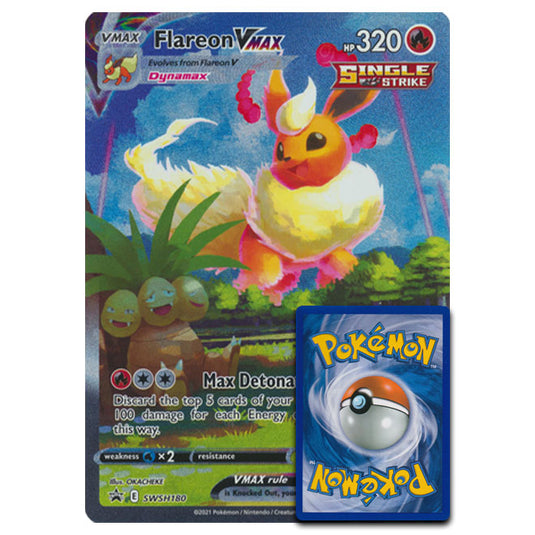 Pokemon - Flareon VMAX - Oversized Promo Card (SWSH180)