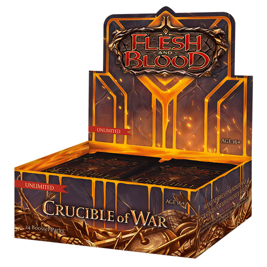Flesh & Blood - Crucible of War - Unlimited Booster Box (24 Packs)