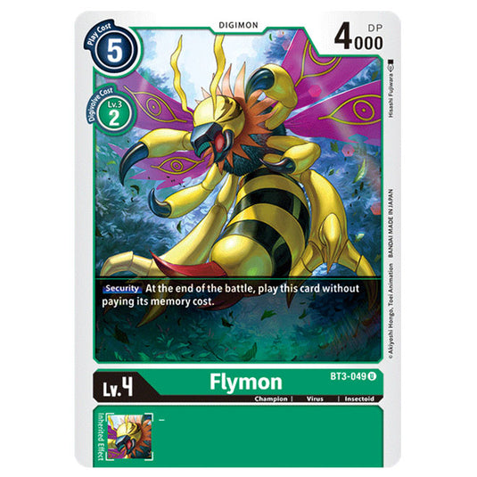 Digimon Card Game - Flymon (Box Topper) - BT3-049