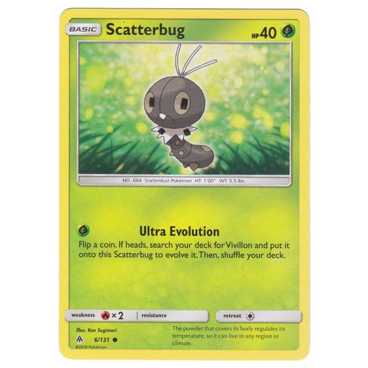 Pokemon - Sun & Moon - Forbidden Light - Scatterbug - 6/131