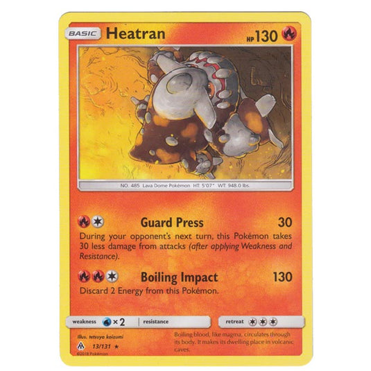 Pokemon - Sun & Moon - Forbidden Light - Heatran - 13/131