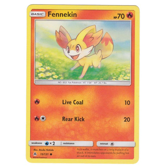 Pokemon - Sun & Moon - Forbidden Light - Fennekin - 15/131