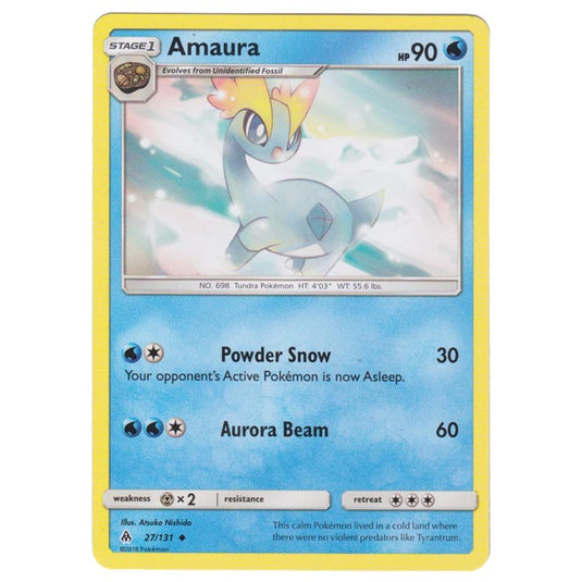 Pokemon - Sun & Moon - Forbidden Light - Amaura - 27/131