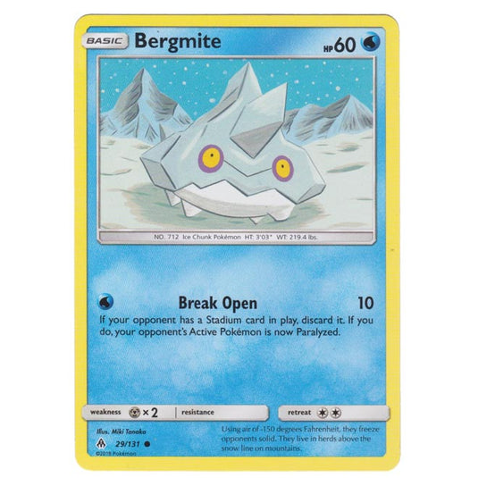 Pokemon - Sun & Moon - Forbidden Light - Bergmite - 29/131