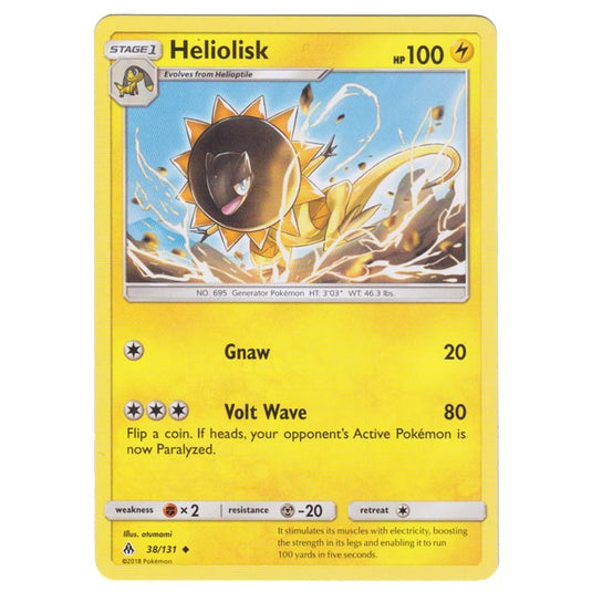 Pokemon - Sun & Moon - Forbidden Light - Heliolisk - 38/131