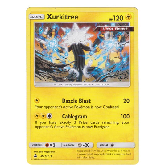 Pokemon - Sun & Moon - Forbidden Light - Xurkitree - 39/131