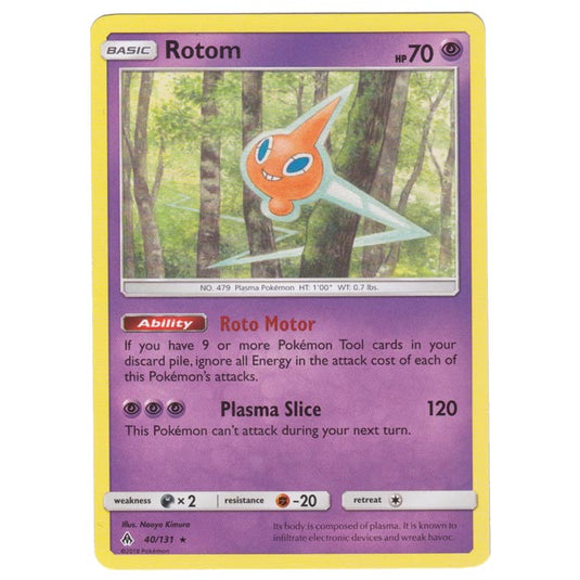 Pokemon - Sun & Moon - Forbidden Light - Rotom - 40/131