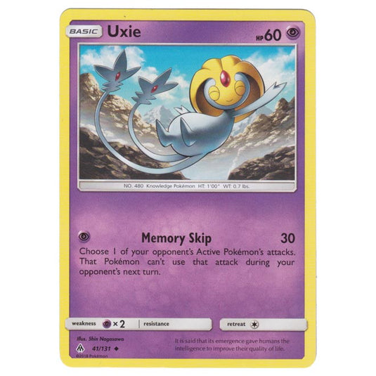 Pokemon - Sun & Moon - Forbidden Light - Uxie - 41/131