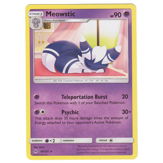 Pokemon - Sun & Moon - Forbidden Light - Meowstic - 45/131