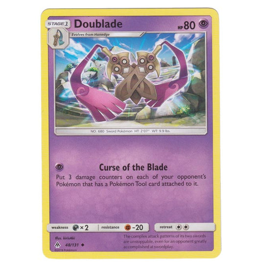 Pokemon - Sun & Moon - Forbidden Light - Doublade - 48/131