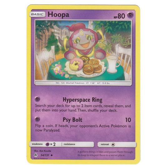 Pokemon - Sun & Moon - Forbidden Light - Hoopa - 54/131