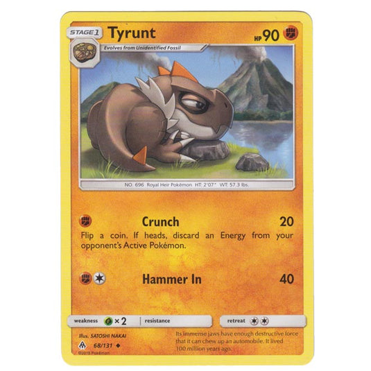 Pokemon - Sun & Moon - Forbidden Light - Tyrunt - 68/131 Pokemon - Sun & Moon - Forbidden Light - Tyrunt - 68/131