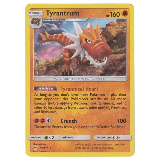 Pokemon - Sun & Moon - Forbidden Light - Tyrantrum - 69/131