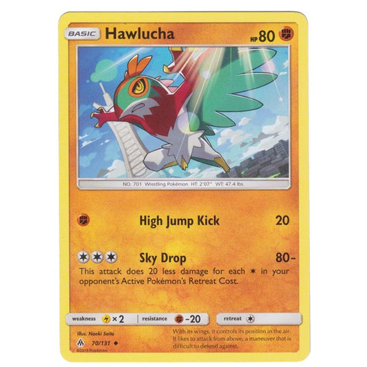 Pokemon - Sun & Moon - Forbidden Light - Hawlucha - 70/131