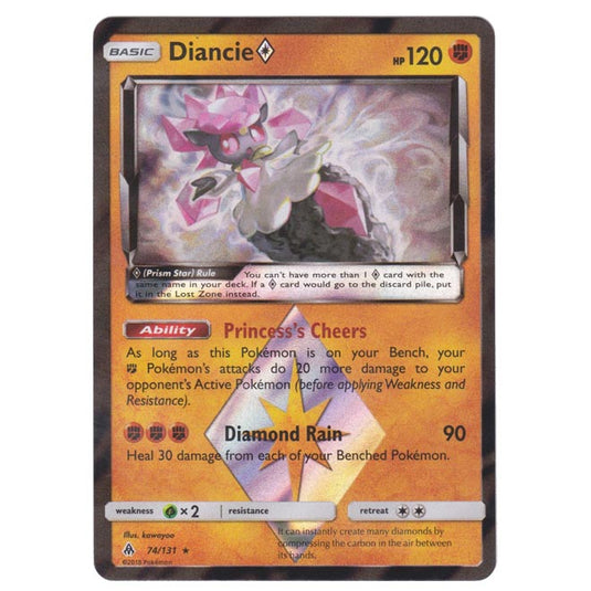 Pokemon - Sun & Moon - Forbidden Light - Diancie (Prism Star) - 74/131