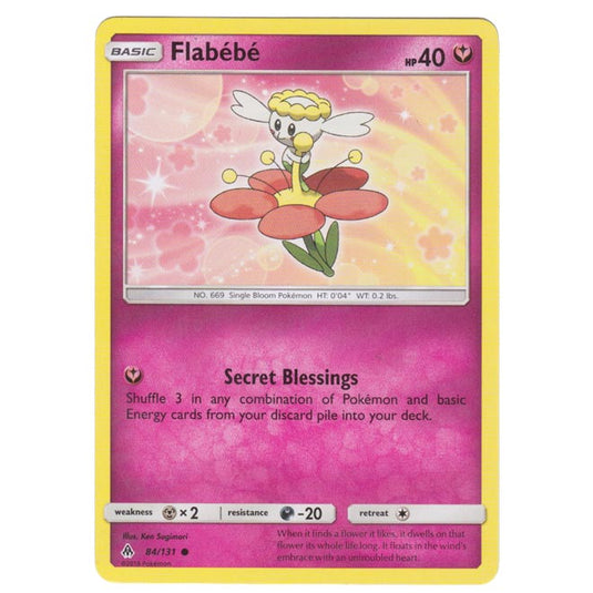 Pokemon - Sun & Moon - Forbidden Light - Flabebe - 84/131