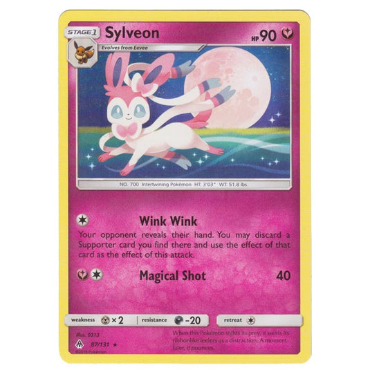 Pokemon - Sun & Moon - Forbidden Light - Sylveon - 87/131