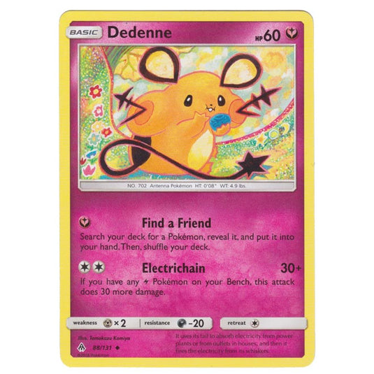 Pokemon - Sun & Moon - Forbidden Light - Dedenne - 88/131