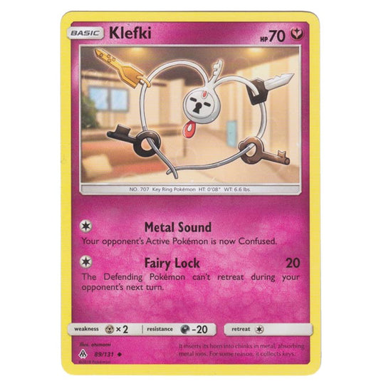 Pokemon - Sun & Moon - Forbidden Light - Klefki - 89/131