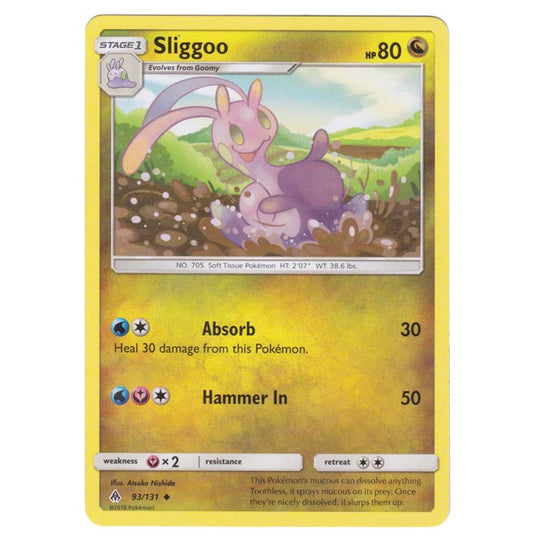 Pokemon - Sun & Moon - Forbidden Light - Sliggoo - 93/131