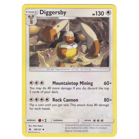 Pokemon - Sun & Moon - Forbidden Light - Diggersby - 98/131