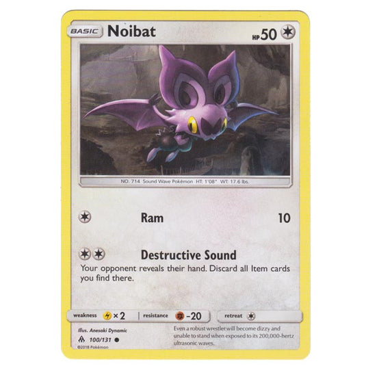 Pokemon - Sun & Moon - Forbidden Light - Noibat - 100/131