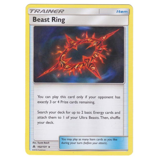 Pokemon - Sun & Moon - Forbidden Light - Beast Ring
