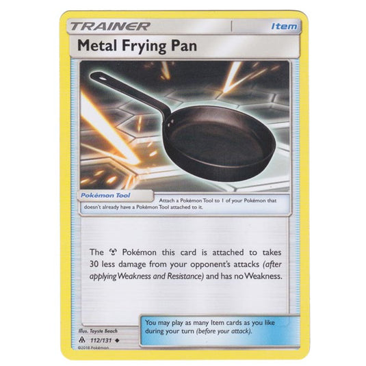 Pokemon - Sun & Moon - Forbidden Light - Metal Frying Pan - 112/131