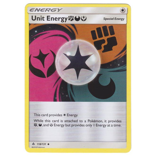 Pokemon - Sun & Moon - Forbidden Light - Unit Energy FDF - 118/131