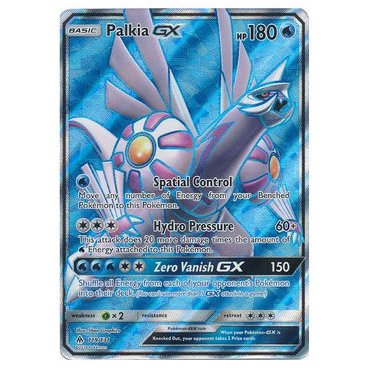 Pokemon - Sun & Moon - Forbidden Light - Palkia-GX (Full Art) - 119/131