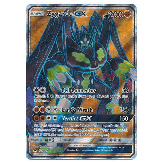 Pokemon - Sun & Moon - Forbidden Light - Zygarde-GX (Full Art) - 123/131