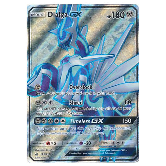 Pokemon - Sun & Moon - Forbidden Light - Dialga-GX (Full Art) - 125/131