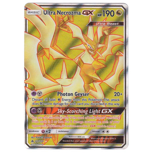 Pokemon - Sun & Moon - Forbidden Light - Ultra Necrozma-GX (Full Art) - 127/131