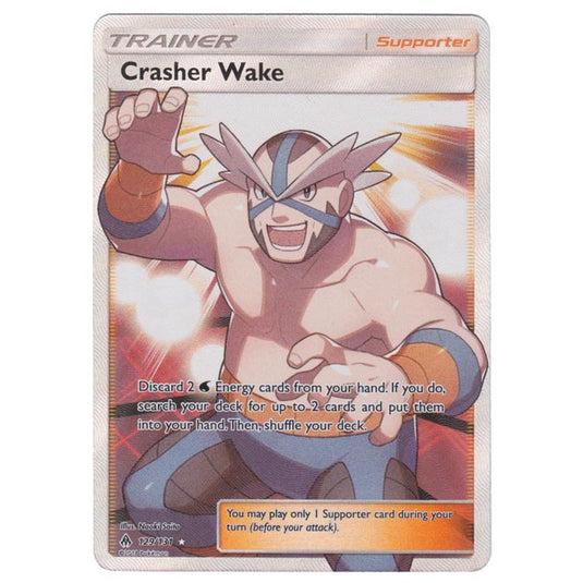 Pokemon - Sun & Moon - Forbidden Light - Crasher Wake - (Full Art) - 129/131