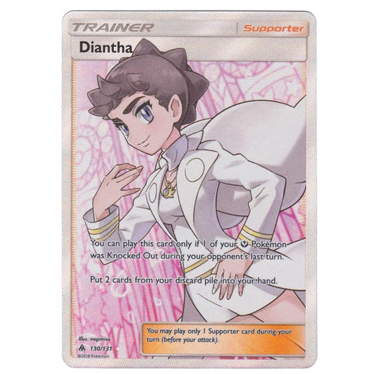 Pokemon - Sun & Moon - Forbidden Light - Diantha - (Full Art) - 130/131