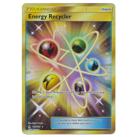Pokemon - Sun & Moon - Forbidden Light - Energy Recycler (Secret Rare) Pokemon - Sun & Moon - Forbidden Light - Energy Recycler (Secret Rare)