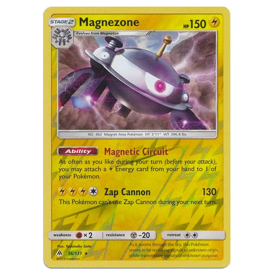 Pokemon - Sun & Moon - Forbidden Light - Magnezone (Reverse Holo) - 36/131