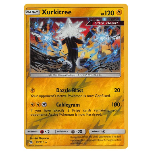 Pokemon - Sun & Moon - Forbidden Light - Xurkitree (Reverse Holo) - 39/131