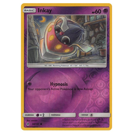 Pokemon - Sun & Moon - Forbidden Light - Inkay (Reverse Holo) - 50/131